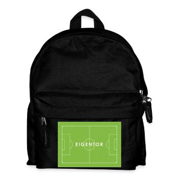 EIGENTOR Fußball Statement - Kinder Rucksack - Schwarz - Vorne