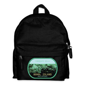 Die Chocolate Hills in Bohol, Philippinen - Kinder Rucksack - Schwarz - Vorne