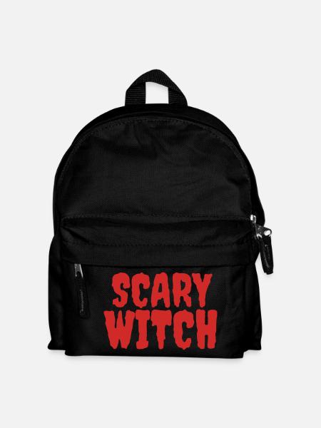 Eerie Ghostly Silhouette Design - Kids' Backpack - black