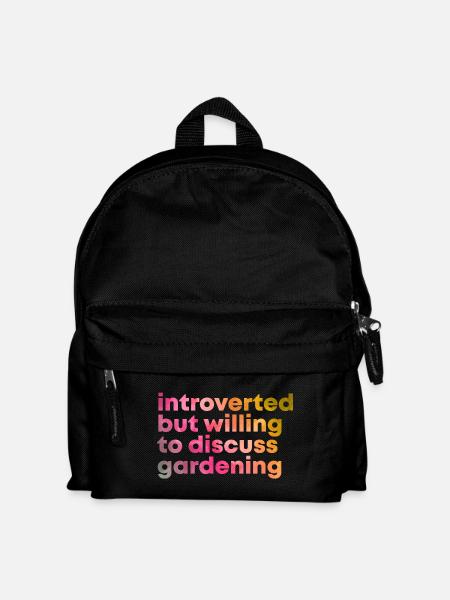 Gärtner Gärtner Gärtner - Kinder Rucksack - Schwarz