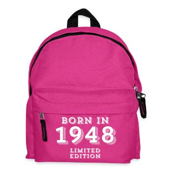 1948, 76 Jahre alt, Geburtsjahr - Kinder Rucksack - Fuchsia - Vorne