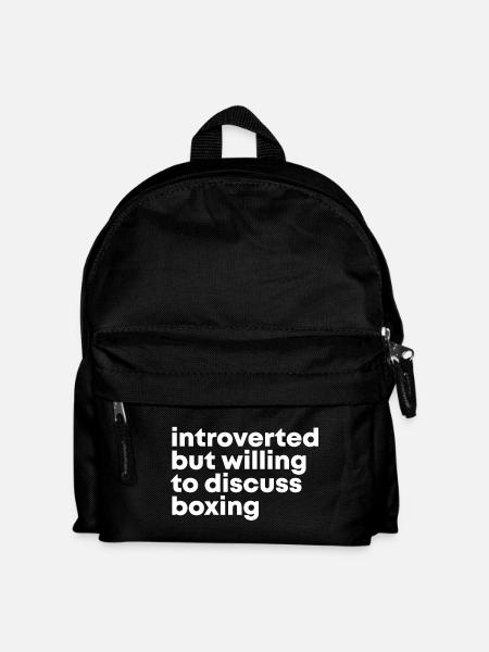 Boxe Boxe Boxe - Sac à dos Enfant - noir