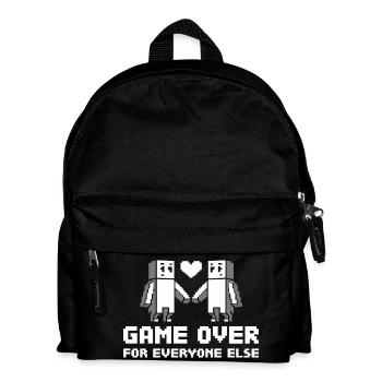 Game over für alle anderen - Kinder Rucksack - Schwarz - Vorne