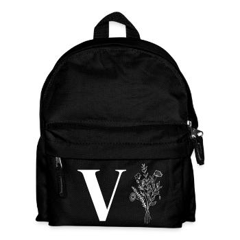 Minimalist flowers - Kids' Backpack - black - Front