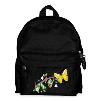 From caterpillar to butterfly - life cycle - Kids' Backpack - black - Front