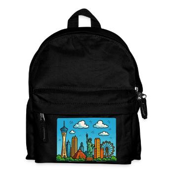 Las Vegas City - Kids' Backpack - black - Front