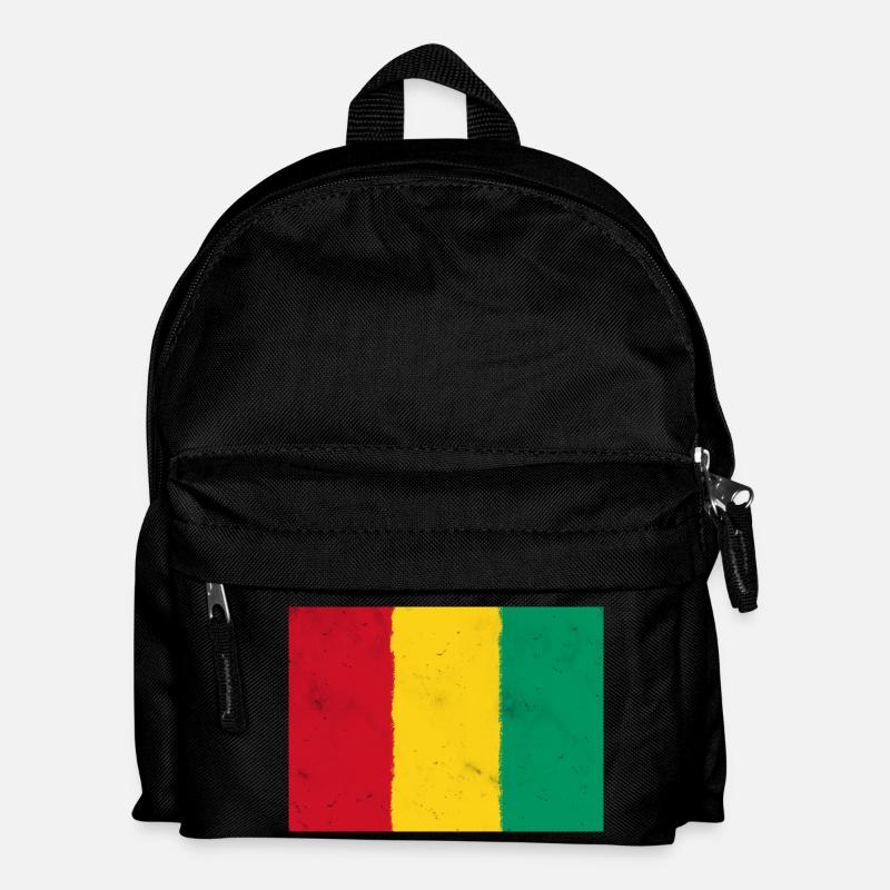 Flagge von Guinea - Guinea - Kinder Rucksack - Schwarz