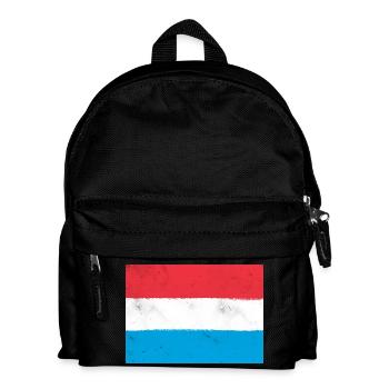 Flagge von Luxemburg - Kinder Rucksack - Schwarz - Vorne