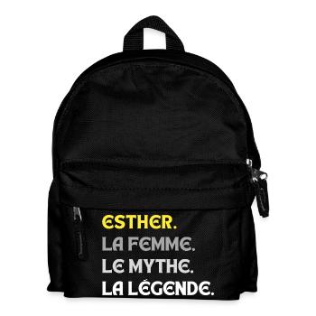 ESTHER LA FEMME LE MYTHE - Sac à dos Enfant - noir - Devant