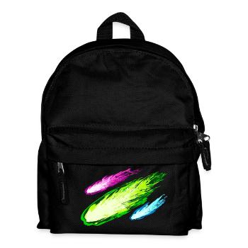 Explosion von bunten Drachen - Kinder Rucksack - Schwarz - Vorne