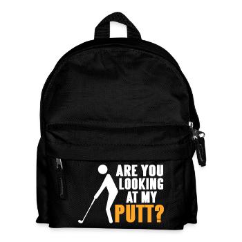 Drôle de bogey à chaque trou, putter jeté dans l'étang - Sac à dos Enfant - noir - Devant