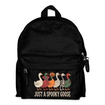 Just A Spooky Goose Halloween Vibes - Kids' Backpack - black - Front