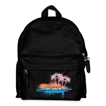 Geschenk für Grenada - Kinder Rucksack - Schwarz - Vorne