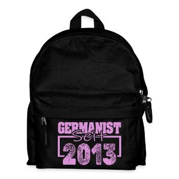 Germanist 2013 - Kinder Rucksack - Schwarz - Vorne
