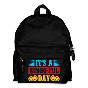 Bingo Game It ́s Bingo-Ful Day Bingo - Kids' Backpack - black - Front