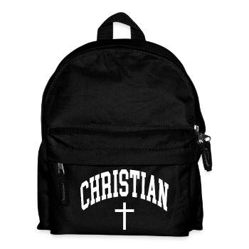 Christian Christ Christentum Christen - Kinder Rucksack - Schwarz - Vorne