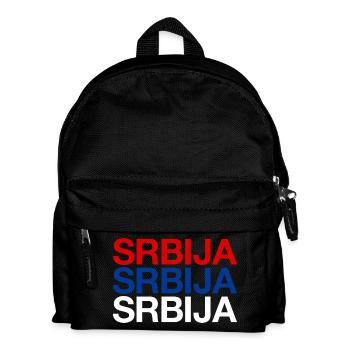 Serbia Serbien - Kids' Backpack - black - Front