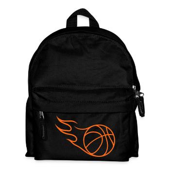 Basketball Basketballer Geschenkidee Baller Bball - Kinder Rucksack - Schwarz - Vorne