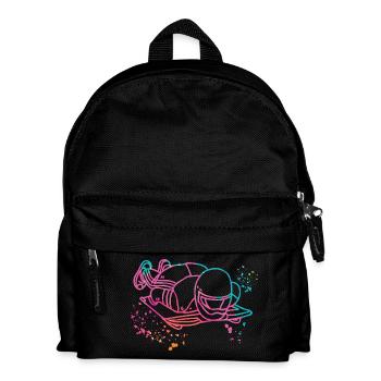 Skeleton Bobsleigh Winter Sports Sled - Kids' Backpack - black - Front