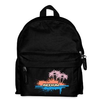 Urlaub Incekum - Kinder Rucksack - Schwarz - Vorne