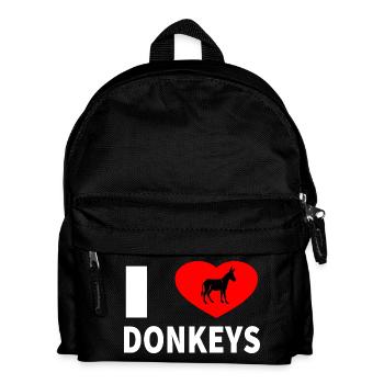 donkey - Kids' Backpack - black - Front