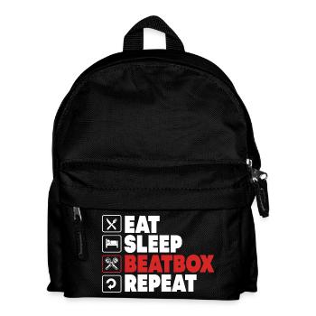 Beatbox - Kinder Rucksack - Schwarz - Vorne