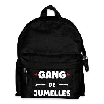 Twin Gang – Sister Tribe - Kids' Backpack - black - Front