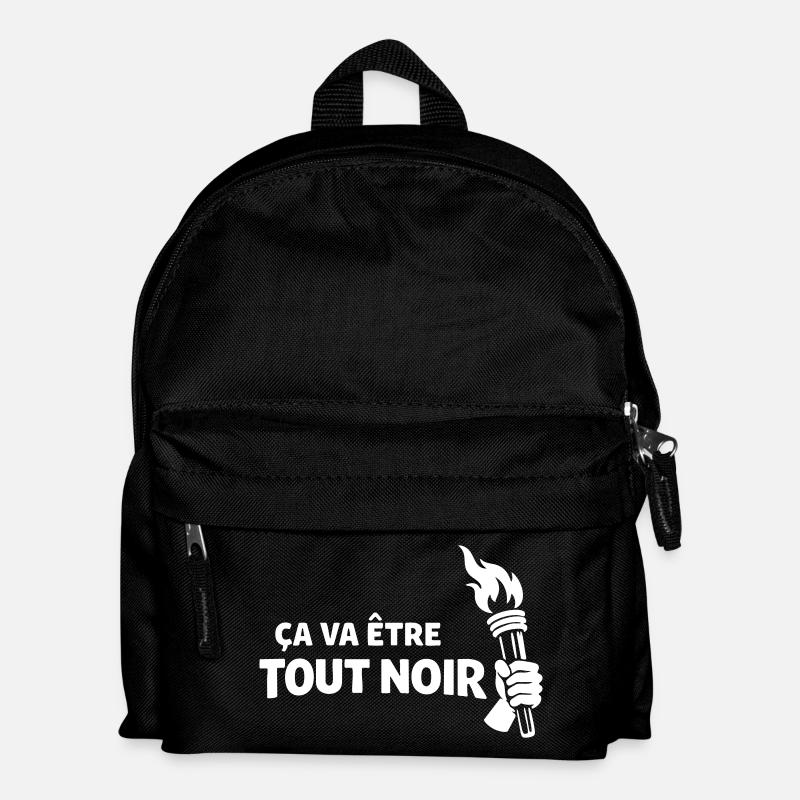 It's going to be all black - Kids' Backpack - black