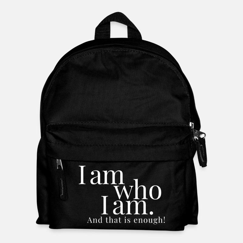 Je suis qui je suis. Et cela suffit. Bashar ! - Sac à dos Enfant - noir