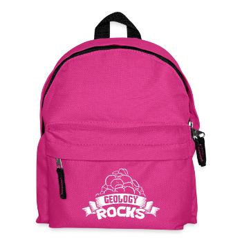 Geology Rocks! - Kinder Rucksack - Fuchsia - Vorne