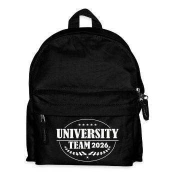 University Team 2026 Emblem - Kids' Backpack - black - Front