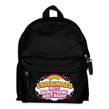 Not diagnosed, but something is wrong - Kids' Backpack - black - Front