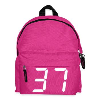 digitale_zahl_37- - Kinder Rucksack - Fuchsia - Vorne