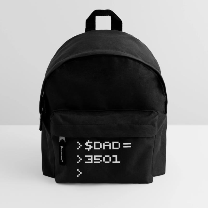 DAD Terminal de Pixels Nerd Code 8-Bits Rétro Sac à dos Enfant