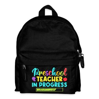 Pre K Teacher Preschool In Progress Kindergarten - Kids' Backpack - black - Front