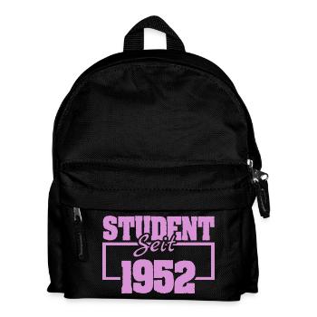 Student Self 1952 Vintage Print - Kids' Backpack - black - Front