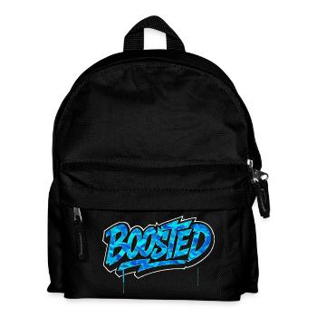Boosted Saying Camouflage JDM Tuning - Kids' Backpack - black - Front