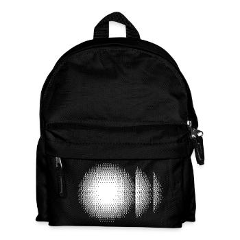 Halbton-Klingel-Sonnenstrahl - Kinder Rucksack - Schwarz - Vorne