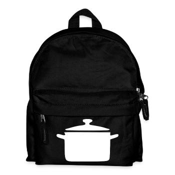 Cooking Pot Cooking Pot Gift Cook Cook - Kids' Backpack - black - Front