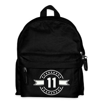 11_zahl - Kids' Backpack - black - Front