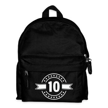 10_zahl- - Kids' Backpack - black - Front