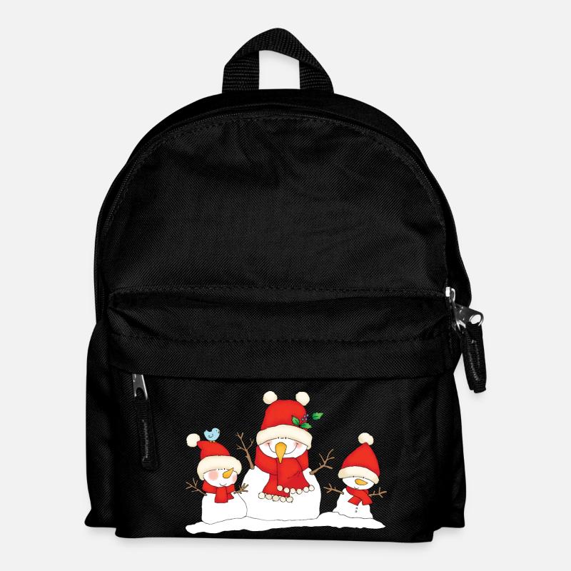 Christmas snowmen. - Sac à dos Enfant - noir