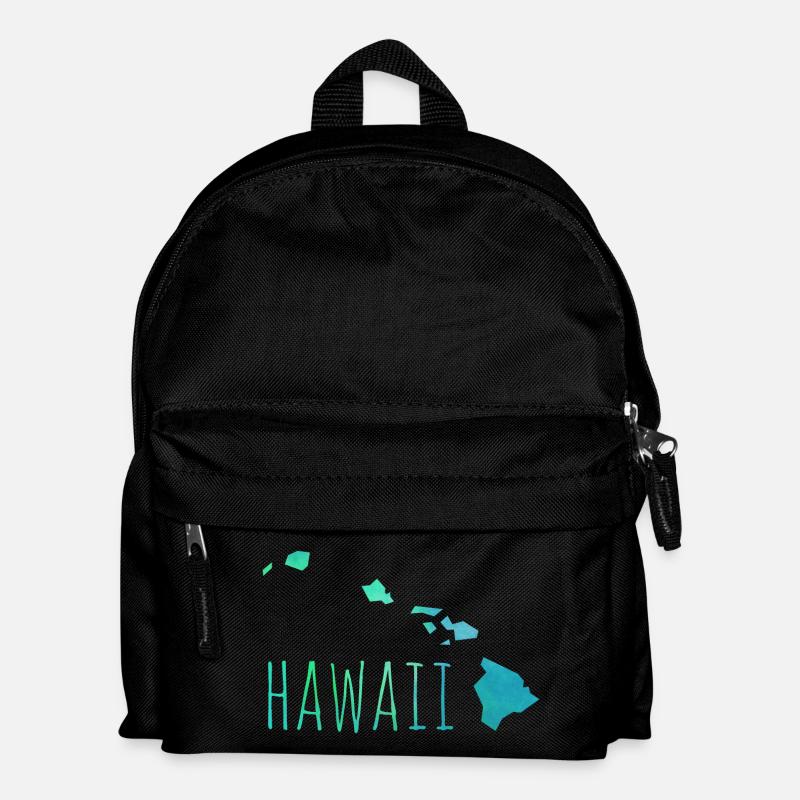 hawaii - Kinder Rucksack - Schwarz