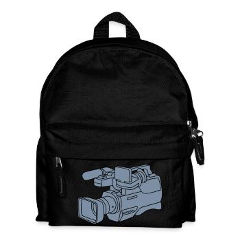 Videokamera 2 - Kinder Rucksack - Schwarz - Vorne