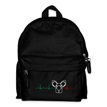 Moto Guzzi Heartbeat Italia 2 - Kinder Rucksack - Schwarz - Vorne
