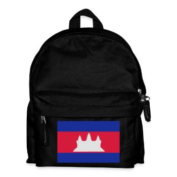 Flag of Cambodia - Kids' Backpack - black - Front