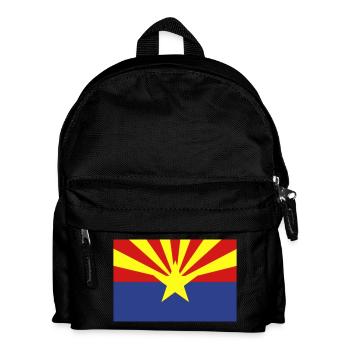 Arizona State Flag - Kids' Backpack - black - Front