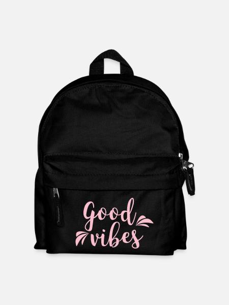 Good Vibes Yoga pink - Kinder Rucksack - Schwarz