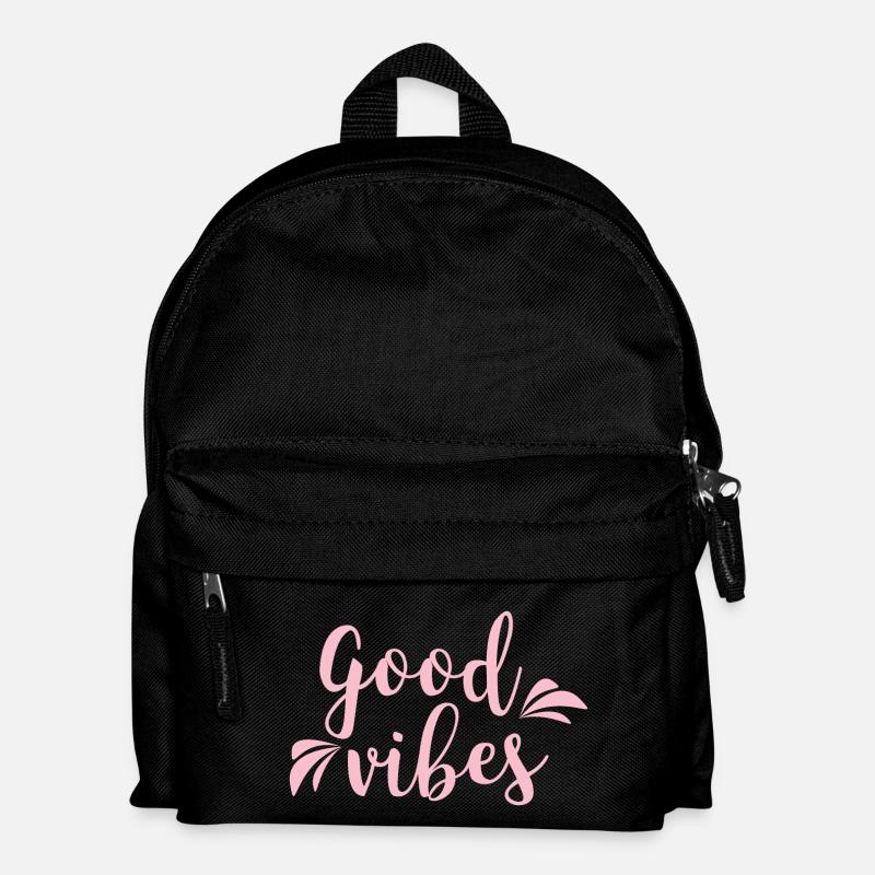 Good Vibes Yoga pink - Kinder Rucksack - Schwarz