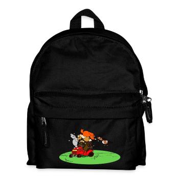 Cheffe on Tour - Kinder Rucksack - Schwarz - Vorne